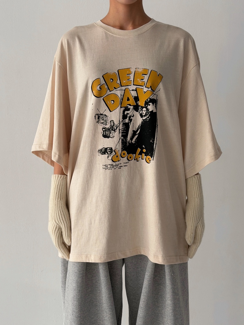 ANGLOG BEIGE東大門㊣實拍女裝新品時尚職業真品25秋冬T恤ANGLOG BEIGET恤