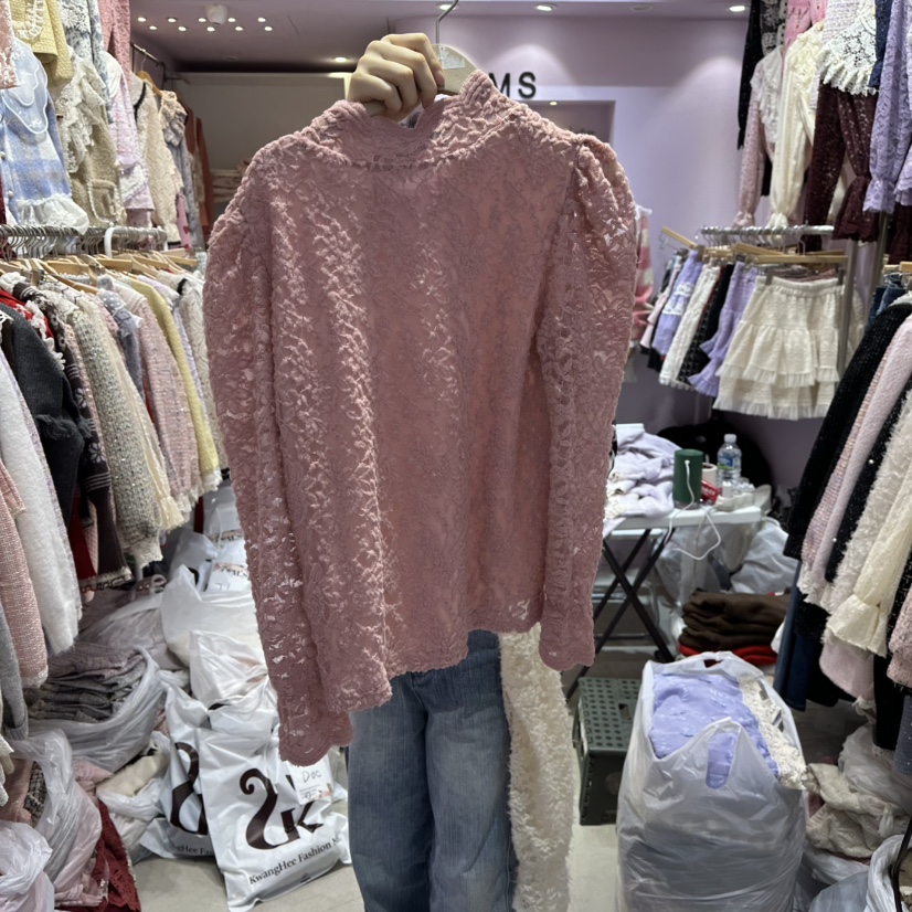 MS東大門㊣直郵女士新款熱賣真品休閑時尚職業人氣襯衫蕾絲衫MS襯衫/蕾絲衫