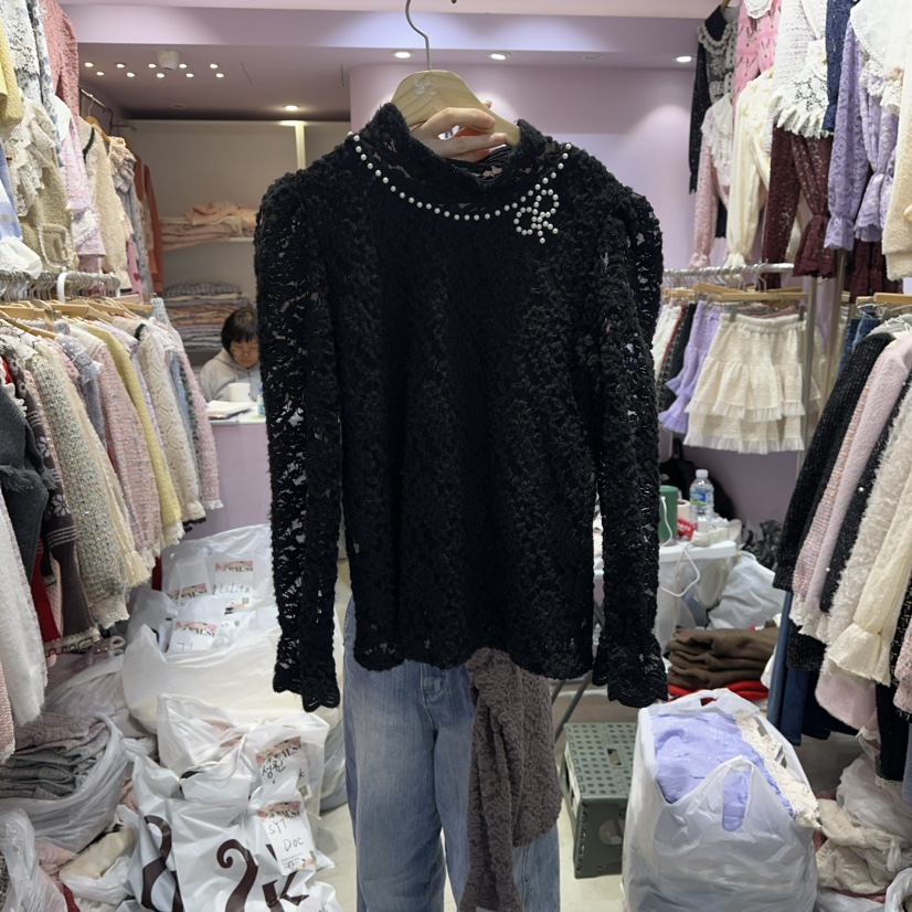 MS東大門㊣直郵女士新款熱賣真品休閑時尚職業人氣襯衫蕾絲衫MS襯衫/蕾絲衫圖色4