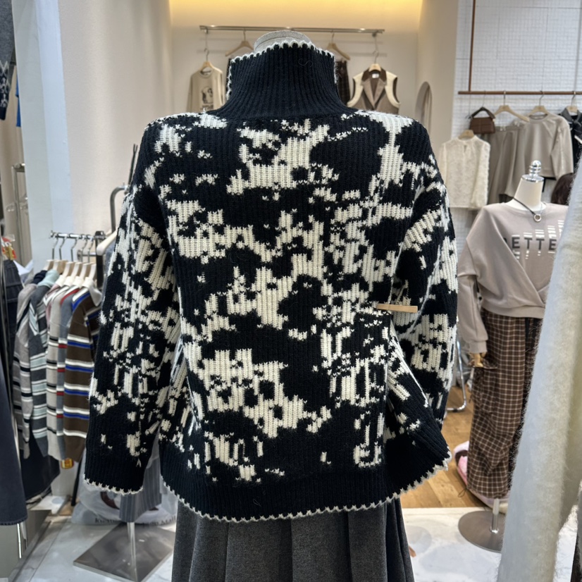 ULTRAORANGE韓國直郵㊣女裝新款熱賣真品職業時尚25秋冬毛衣開衫GILT/ULTRAORANGE毛衣