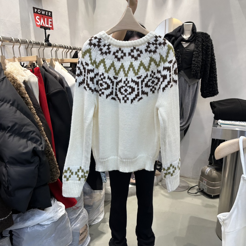 ULTRAORANGE東大門㊣實拍女裝新品25秋冬時尚熱賣人氣職業毛衣GILT/ULTRAORANGE毛衣