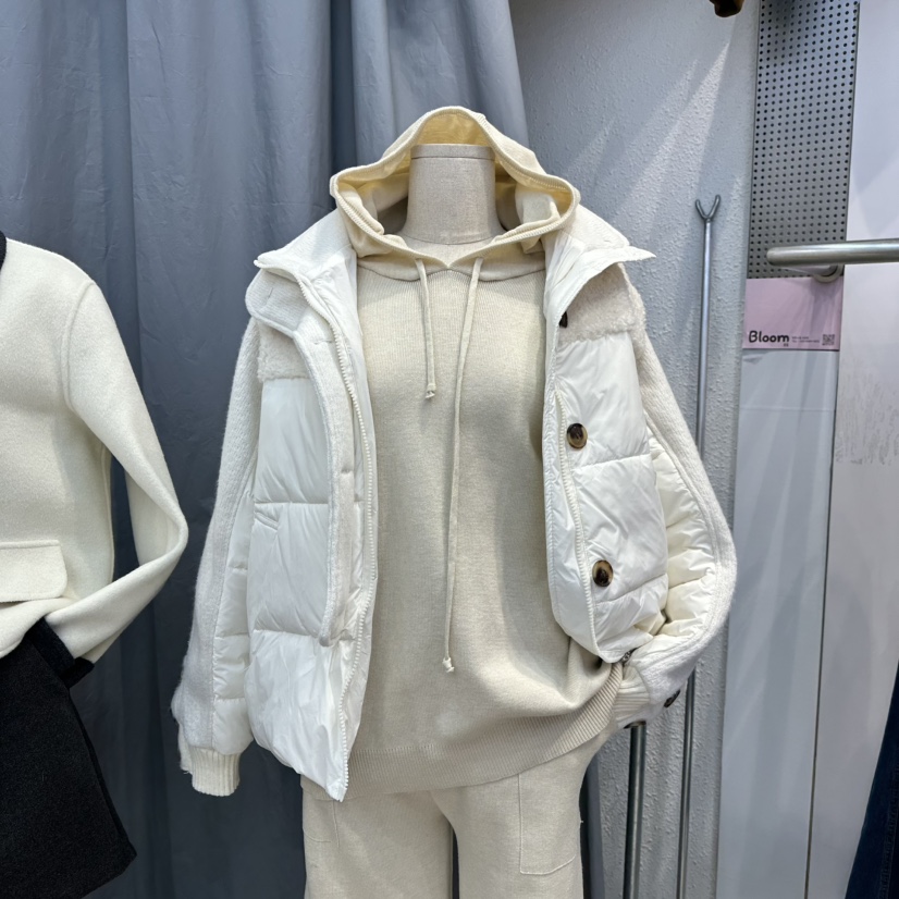 BLOOM韓國直郵㊣女裝新品真品時尚25秋冬熱賣短款棉服斜紋布BLOOM-Q短款棉服圖色1