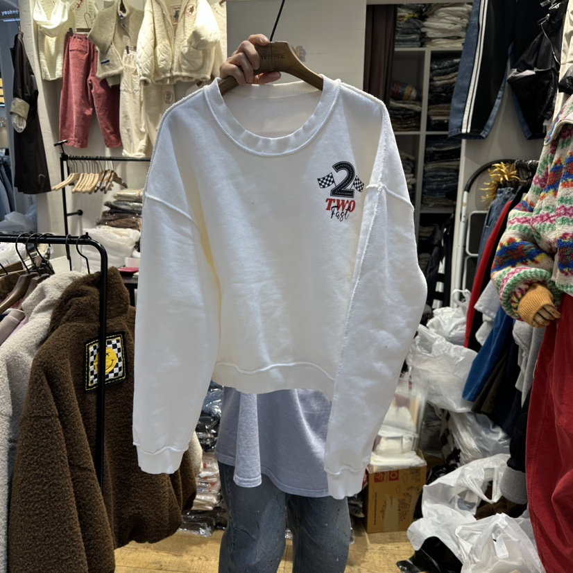 YESFREE韓國直郵㊣女士新款職業時尚熱賣人氣真品25秋冬衛衣YESFREE衛衣圖色1