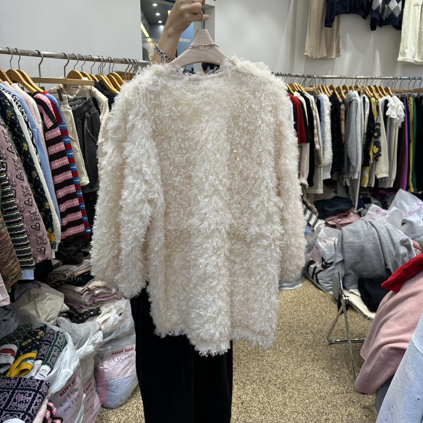 HAPPYBERRY東大門㊣實拍女裝新款25秋冬人氣真品熱賣職業毛衣HAPPYBERRY毛衣