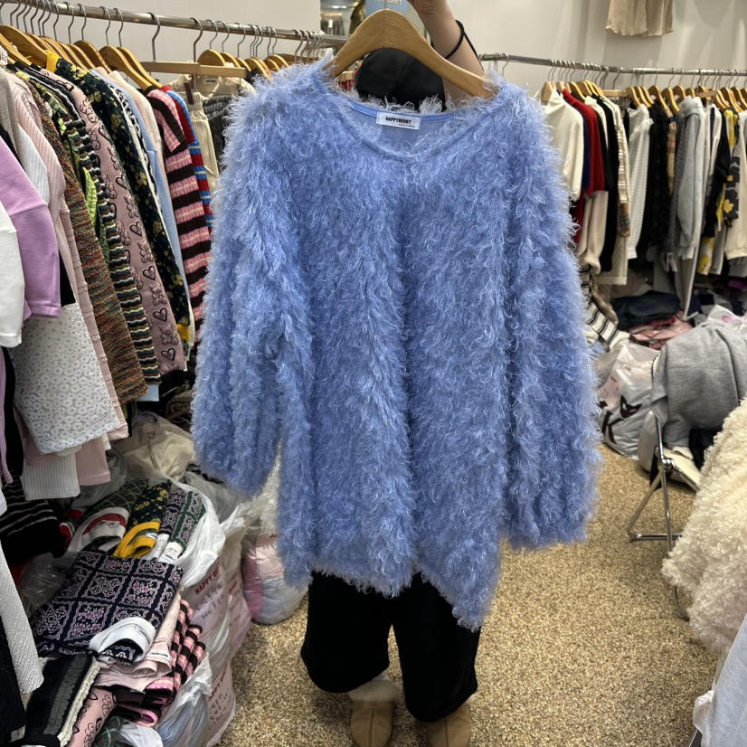 HAPPYBERRY東大門㊣實拍女裝新款25秋冬人氣真品熱賣職業毛衣HAPPYBERRY毛衣圖色2