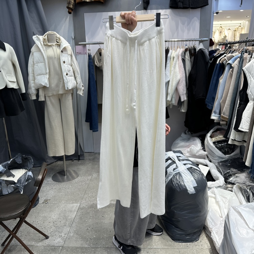 BLOOM韓國直郵㊣女裝新品真品職業推薦人氣熱賣休閑褲針織褲BLOOM-Q休閑褲圖色1