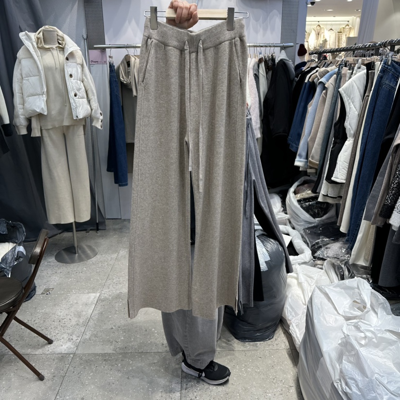 BLOOM韓國直郵㊣女裝新品真品職業推薦人氣熱賣休閑褲針織褲BLOOM-Q休閑褲圖色2