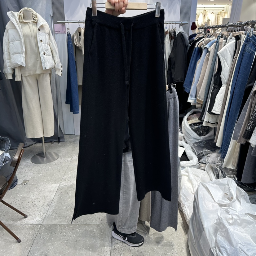 BLOOM韓國直郵㊣女裝新品真品職業推薦人氣熱賣休閑褲針織褲BLOOM-Q休閑褲圖色4