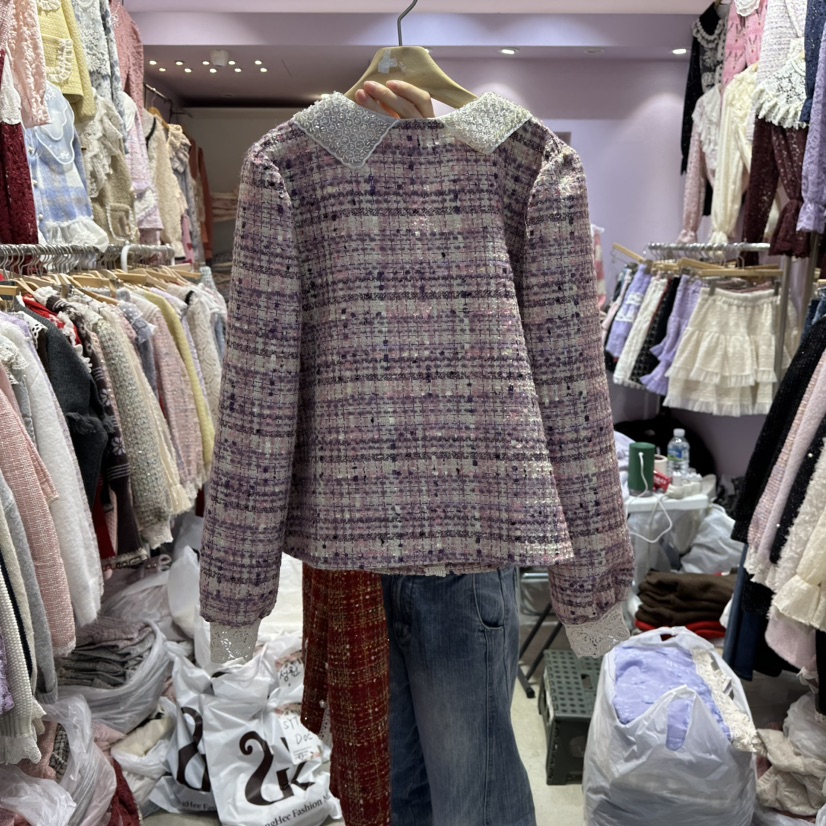 MS韓國代購㊣女士新品推薦人氣25秋冬熱賣休閑時尚真品夾克MS夾克