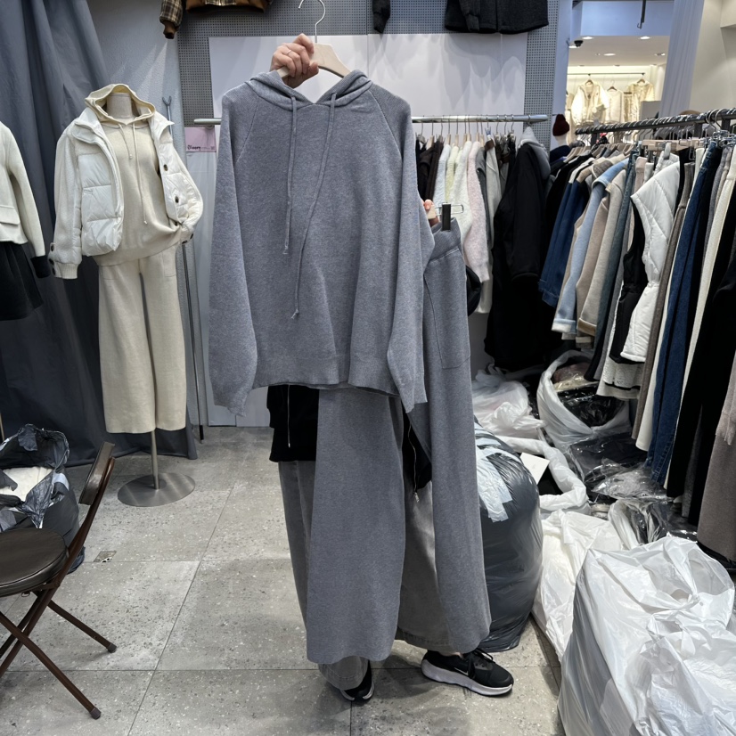 BLOOM東大門㊣代購女裝新款推薦休閑時尚職業人氣套裝套裝連帽BLOOM-Q套裝圖色2