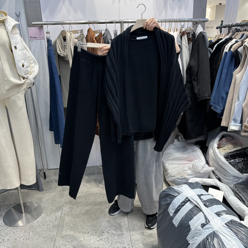 BLOOM東大門㊣直郵女士新款推薦休閑職業25秋冬套裝三件套披肩BLOOM-Q套裝圖色4