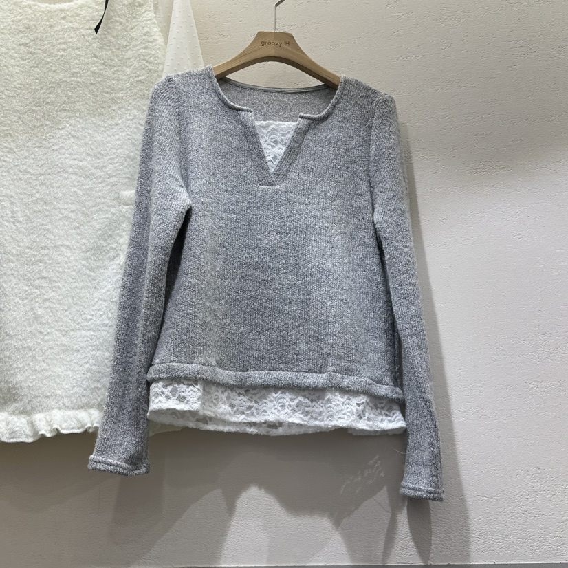 HOLYBANANA韓國代購㊣女士新品休閑職業人氣時尚推薦長袖T恤groovy.H/HOLYBANANA長袖T恤圖色2