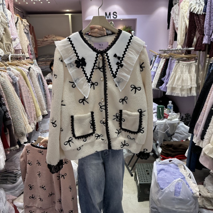 MS韓國代購㊣女士新品熱賣職業休閑25秋冬人氣推薦真品夾克MS夾克圖色1