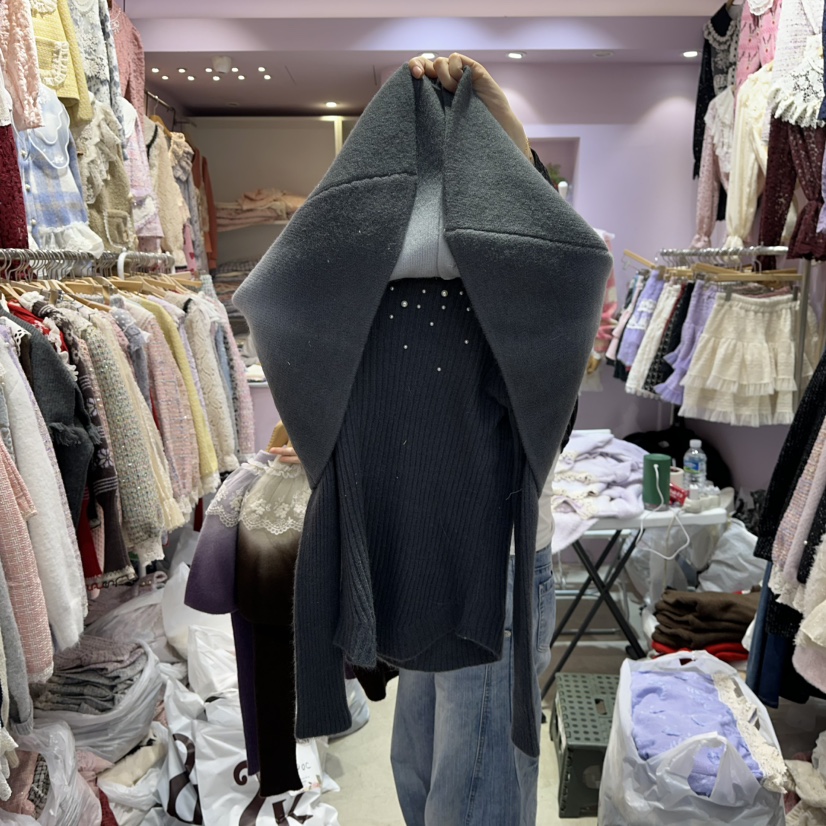 MS韓國代購㊣女士新款25秋冬職業推薦人氣熱賣休閑真品針織衫MS針織衫