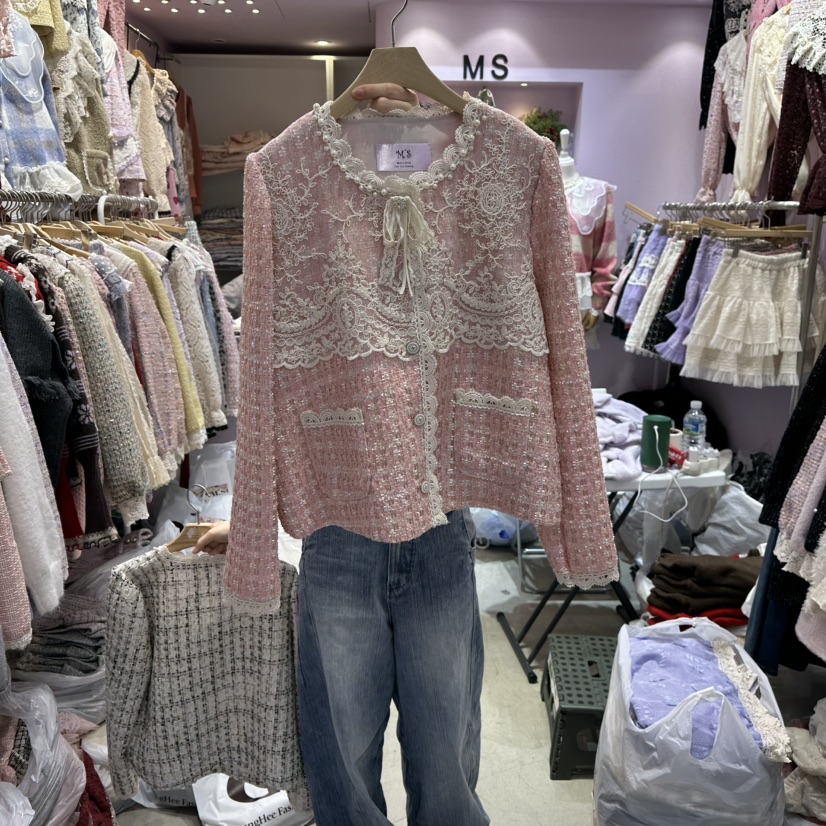 MS韓國直郵㊣女裝新款真品職業休閑熱賣時尚推薦25秋冬夾克MS夾克圖色1