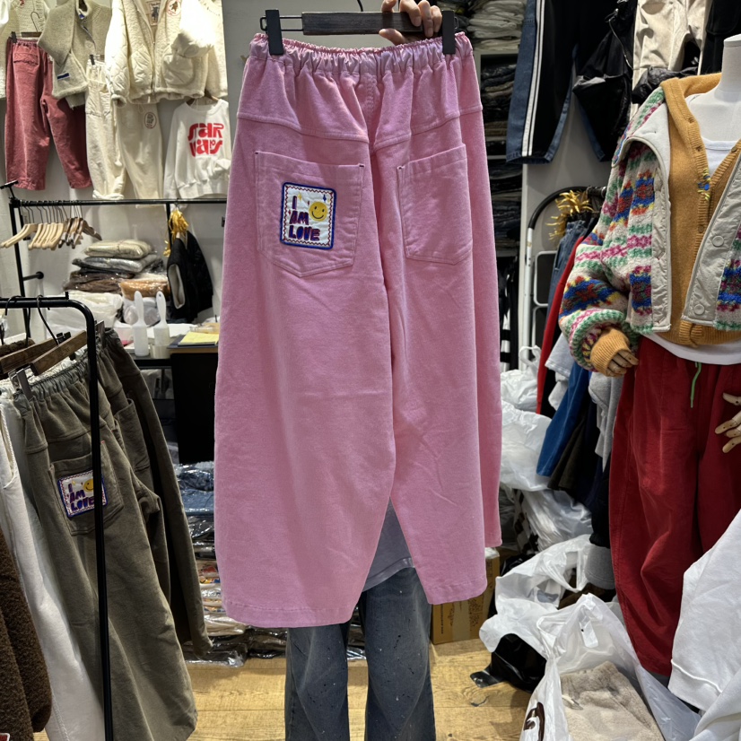 YESFREE韓國代購㊣女裝新品熱賣25秋冬推薦時尚職業休閑褲復古YESFREE休閑褲