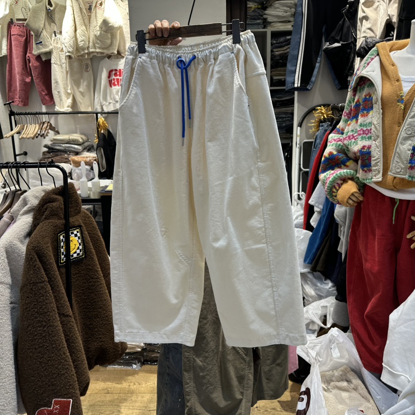 YESFREE韓國代購㊣女裝新品熱賣25秋冬推薦時尚職業休閑褲復古YESFREE休閑褲圖色1