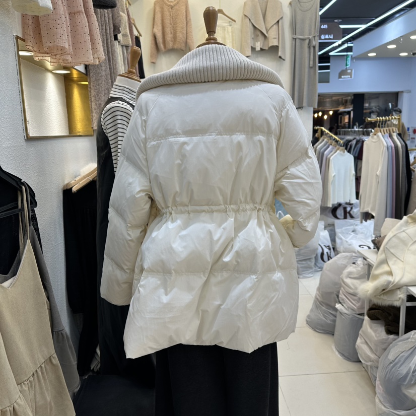 SYMPHONY東大門㊣實拍女裝新款熱賣真品25秋冬短款棉服高領SYMPHONY短款棉服