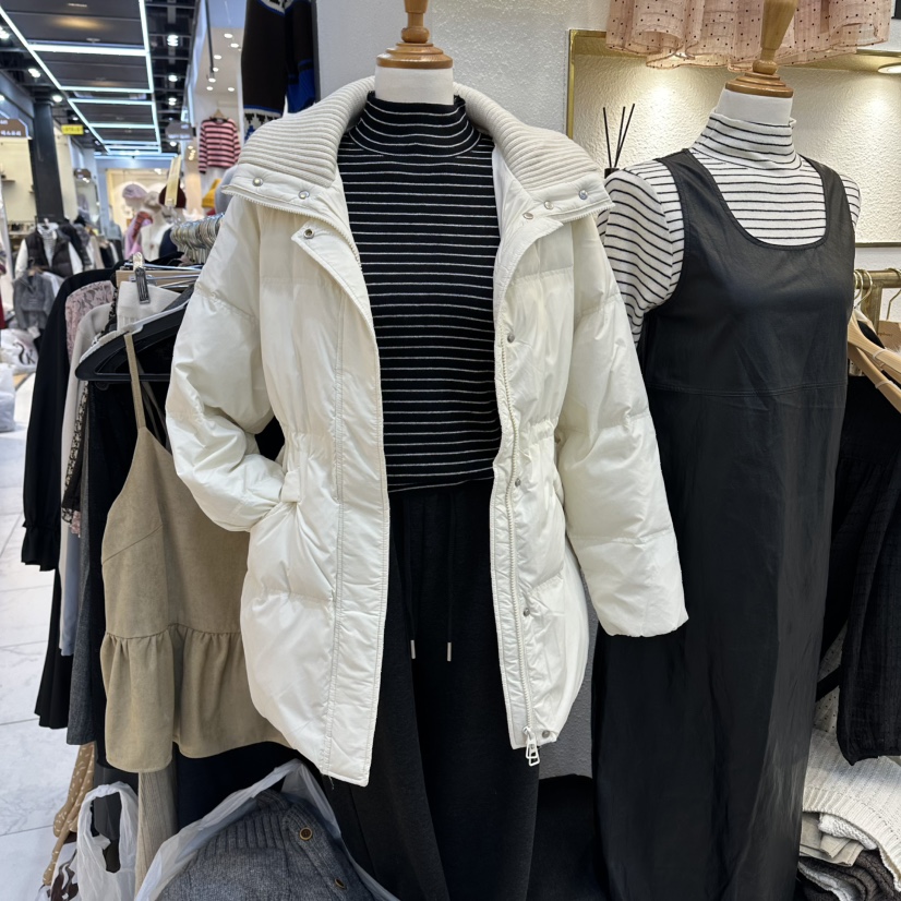 SYMPHONY東大門㊣實拍女裝新款熱賣真品25秋冬短款棉服高領SYMPHONY短款棉服圖色1