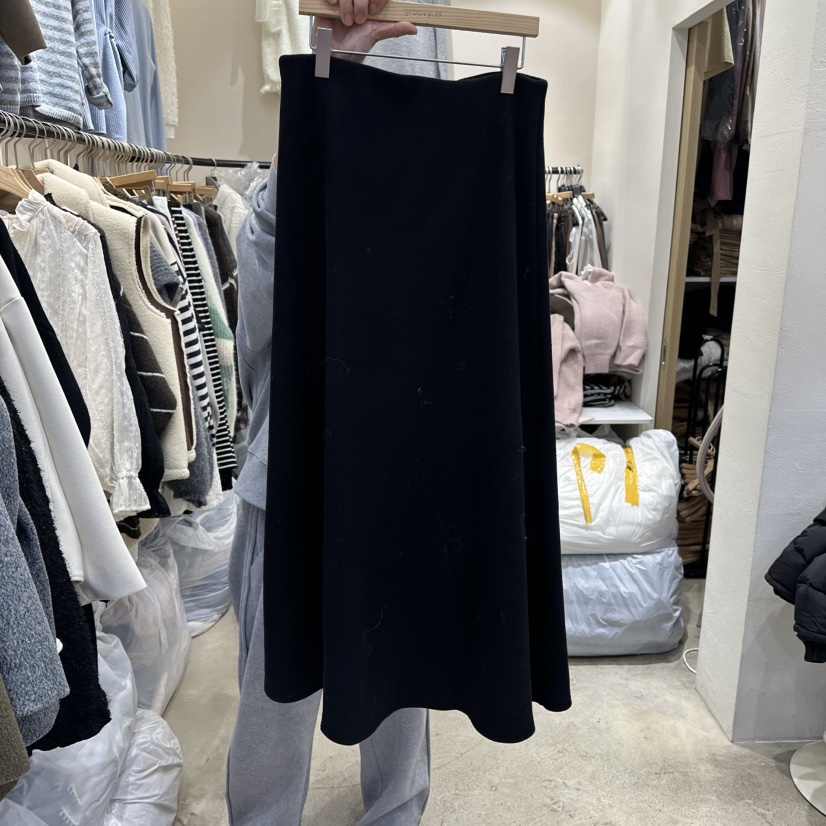 HOLYBANANA東大門㊣實拍女士新款熱賣休閑人氣真品25秋冬長裙groovy.H/HOLYBANANA長裙圖色3黑色