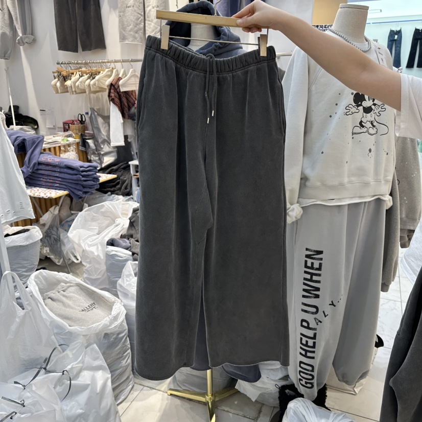 WASHBLUE東大門㊣實拍女士新款25秋冬熱賣推薦真品休閑褲加絨WASHBLUE休閑褲圖色2