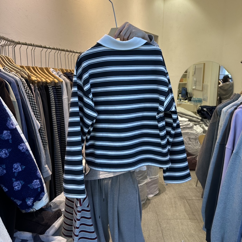 AND FLOYD韓國代購㊣女士新款人氣休閑真品時尚推薦25秋冬衛衣stunning and Floyd衛衣