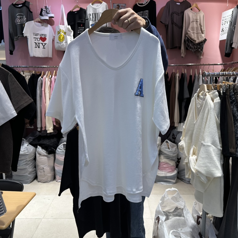 K STORY韓國代購㊣女士新品推薦職業真品熱賣人氣休閑時尚T恤K STORYT恤圖色1