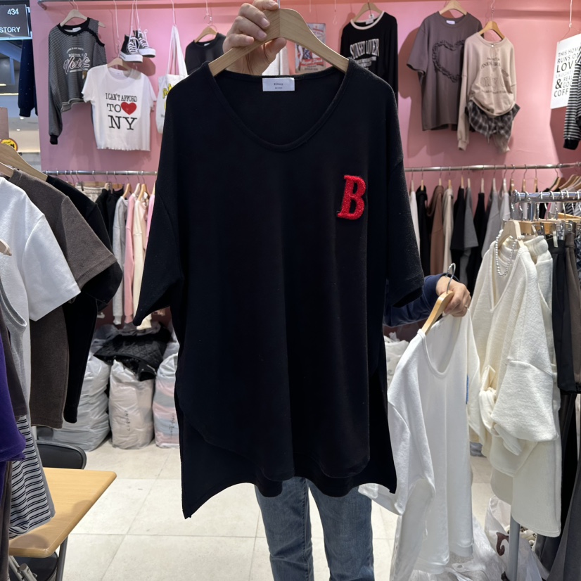 K STORY韓國代購㊣女士新品推薦職業真品熱賣人氣休閑時尚T恤K STORYT恤圖色2