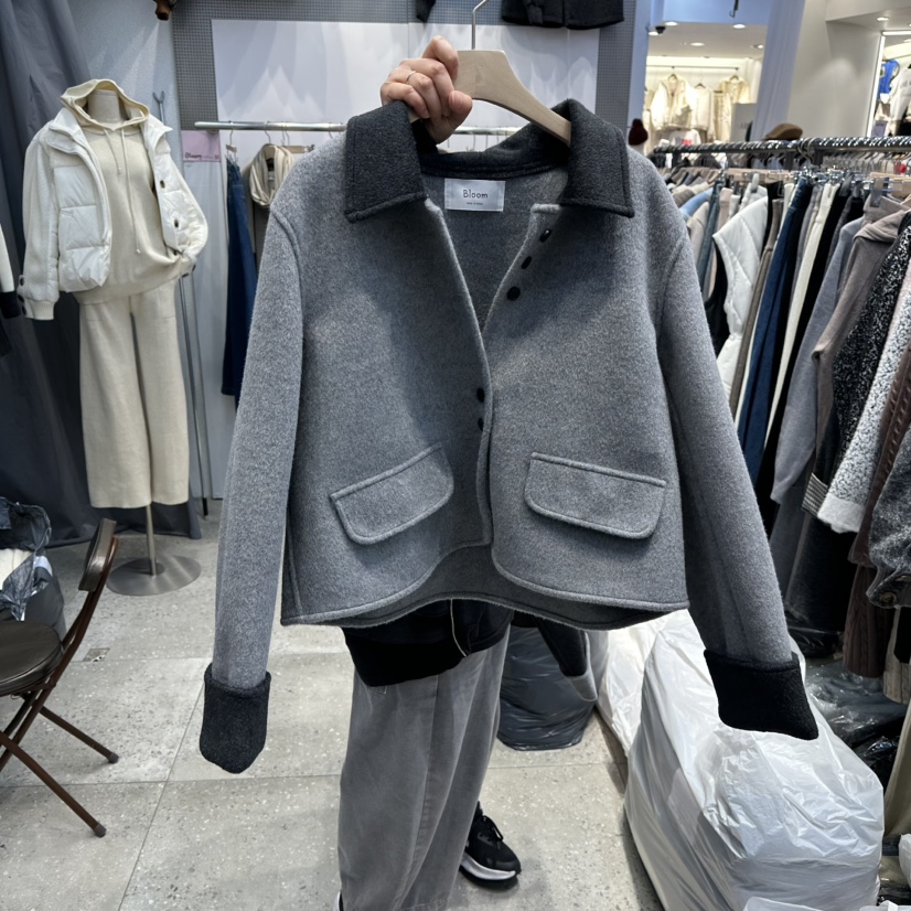 BLOOM韓國代購㊣女士新品職業25秋冬熱賣時尚休閑推薦人氣夾克BLOOM-Q夾克圖色2