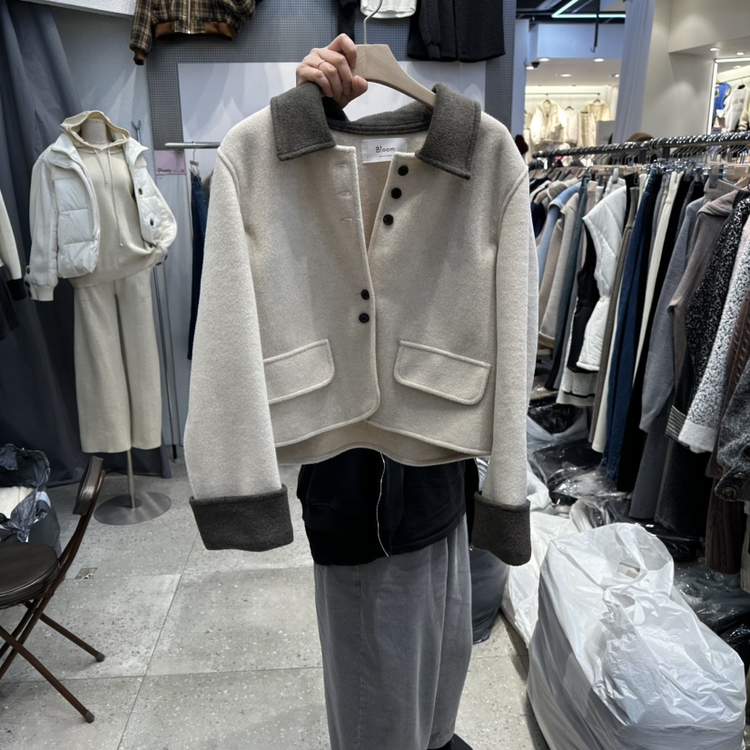 BLOOM韓國代購㊣女士新品職業25秋冬熱賣時尚休閑推薦人氣夾克BLOOM-Q夾克圖色3