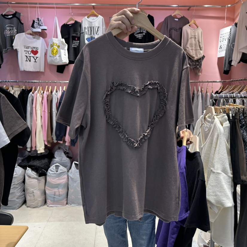 K STORY東大門㊣實拍女裝新品25秋冬時尚熱賣推薦人氣真品T恤K STORYT恤圖色3