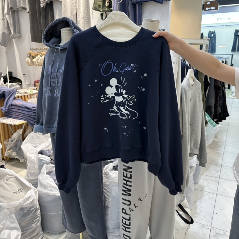 WASHBLUE東大門㊣直郵女裝新品熱賣25秋冬職業真品衛衣加絨WASHBLUE衛衣圖色3