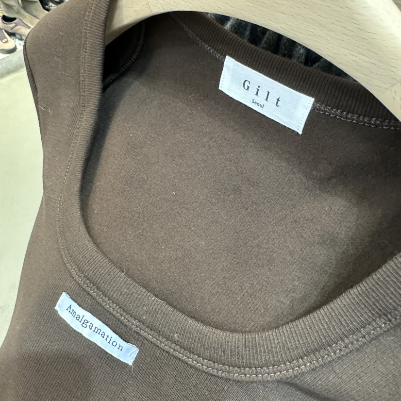 ULTRAORANGE韓國代購㊣女裝新款休閑時尚熱賣25秋冬長袖T恤GILT/ULTRAORANGE長袖T恤