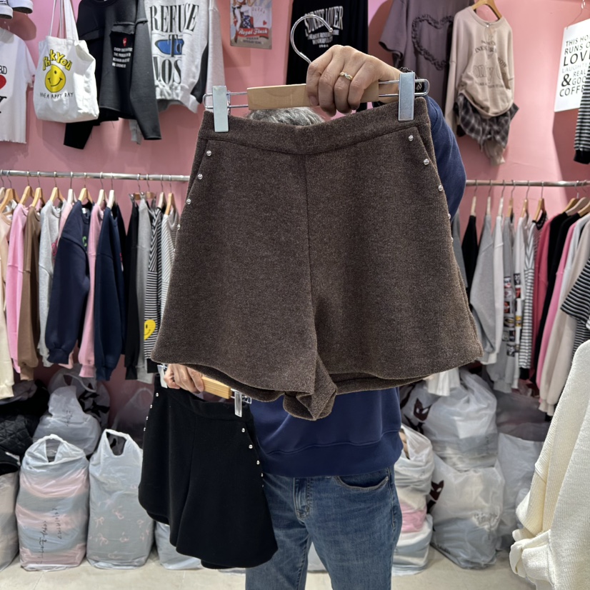 K STORY韓國直郵㊣女裝新款休閑25秋冬真品推薦熱賣時尚短褲K STORY短褲圖色1