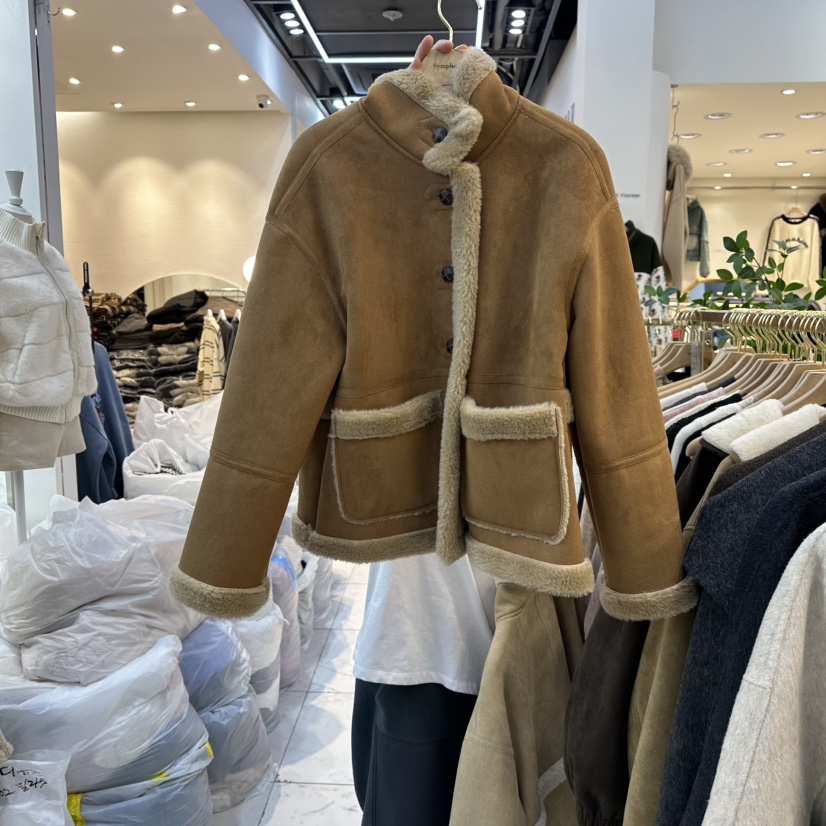 SYMPHONY東大門㊣代購女士新款熱賣人氣休閑推薦職業真品夾克SYMPHONY夾克圖色1