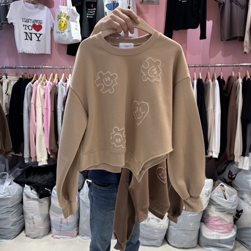 K STORY韓國直郵㊣女士新品推薦職業真品25秋冬時尚人氣衛衣K STORY衛衣圖色1