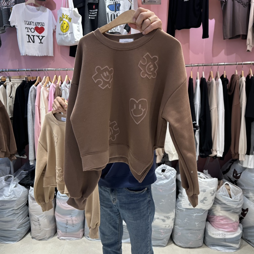 K STORY韓國直郵㊣女士新品推薦職業真品25秋冬時尚人氣衛衣K STORY衛衣圖色2