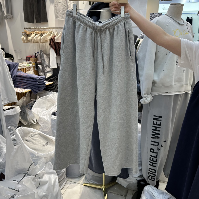 WASHBLUE東大門㊣直郵女士新品休閑真品25秋冬時尚休閑褲加絨WASHBLUE休閑褲圖色1