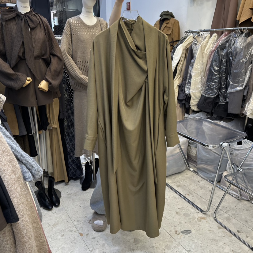 MARIGOLD韓國直郵㊣女士新款休閑25秋冬人氣職業真品連衣裙MARIGOLD連衣裙圖色1