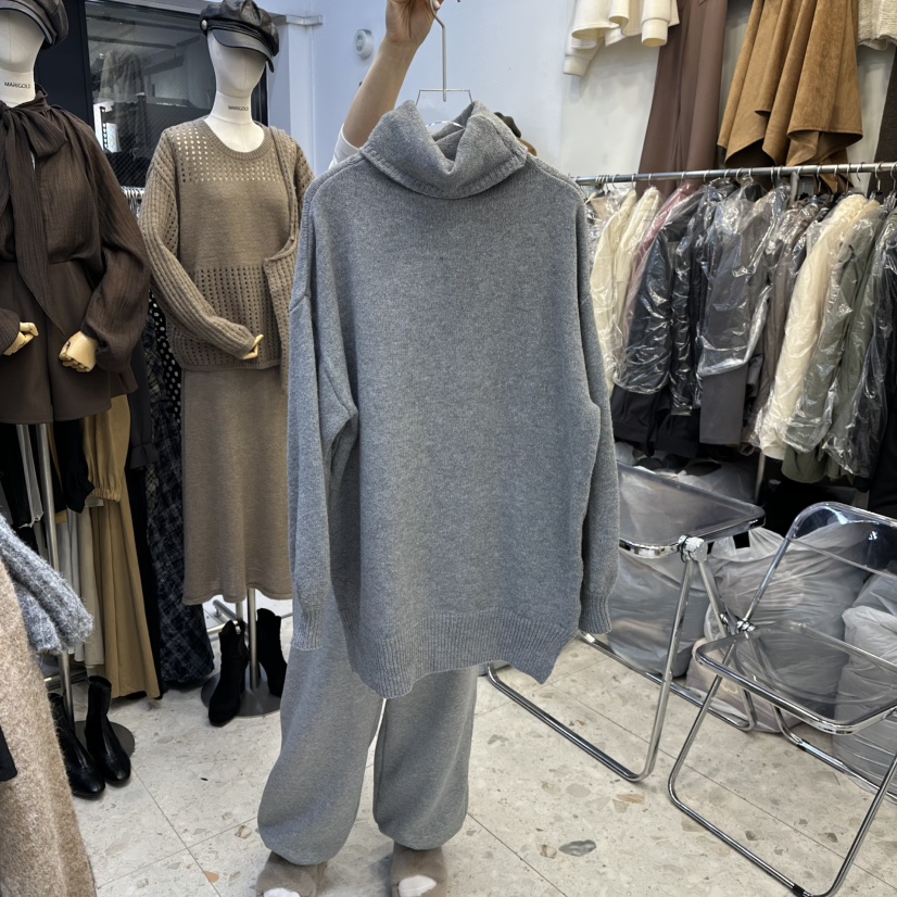 MARIGOLD東大門㊣實拍女裝新品職業人氣時尚熱賣連衣裙抓絨MARIGOLD連衣裙圖色3