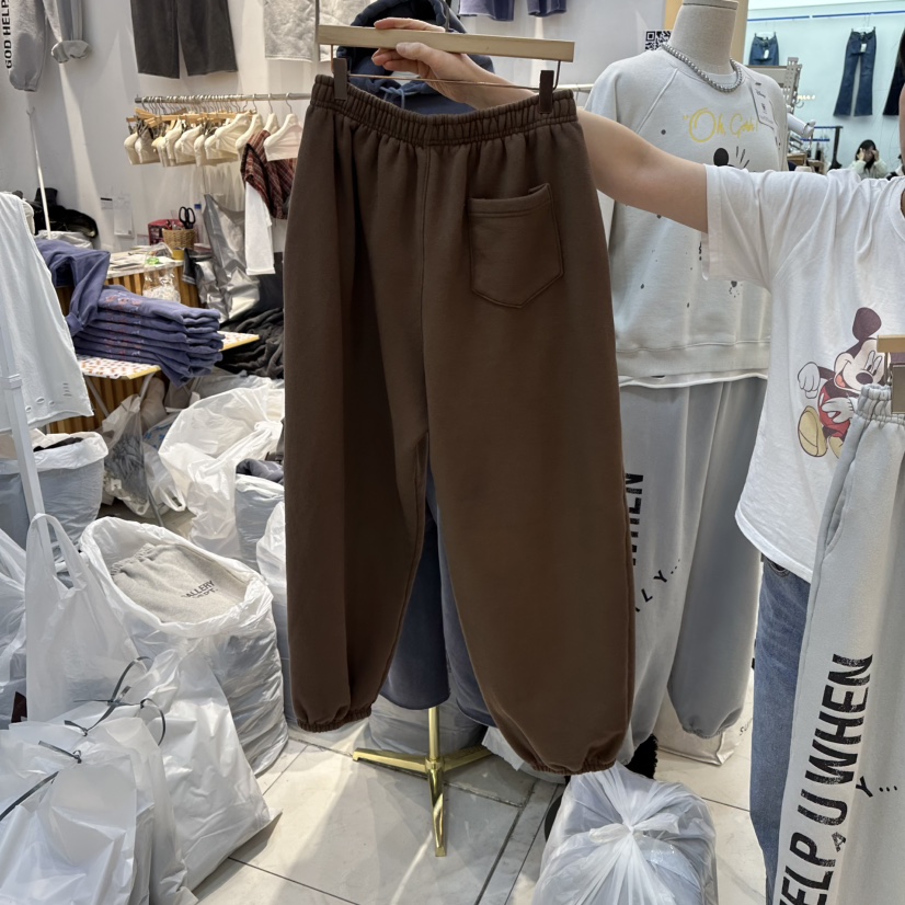 WASHBLUE東大門㊣代購女士新品休閑25秋冬推薦人氣休閑褲加絨WASHBLUE休閑褲