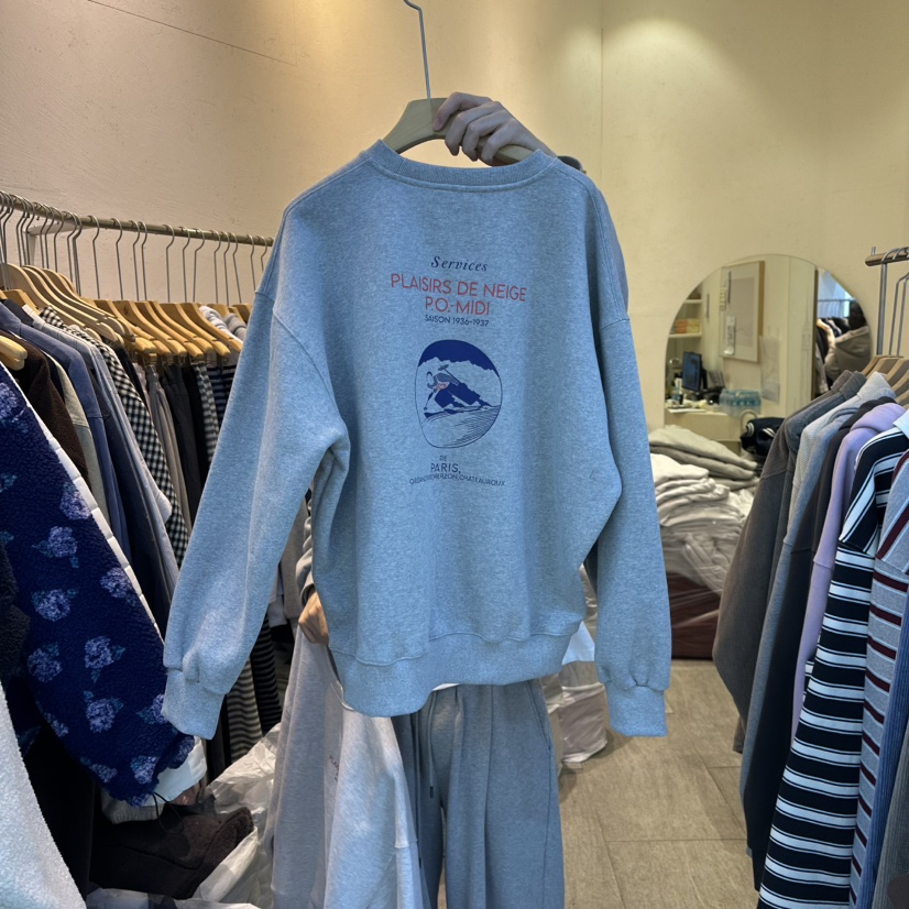 AND FLOYD東大門㊣代購女裝新款人氣25秋冬休閑推薦熱賣衛衣stunning and Floyd衛衣