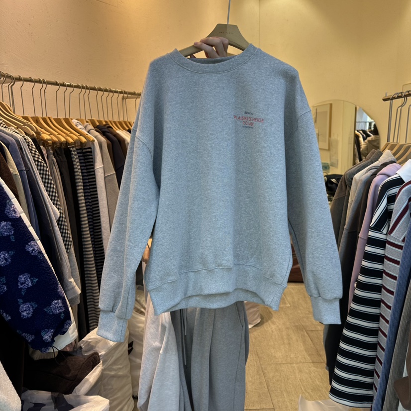 AND FLOYD東大門㊣代購女裝新款人氣25秋冬休閑推薦熱賣衛衣stunning and Floyd衛衣圖色2