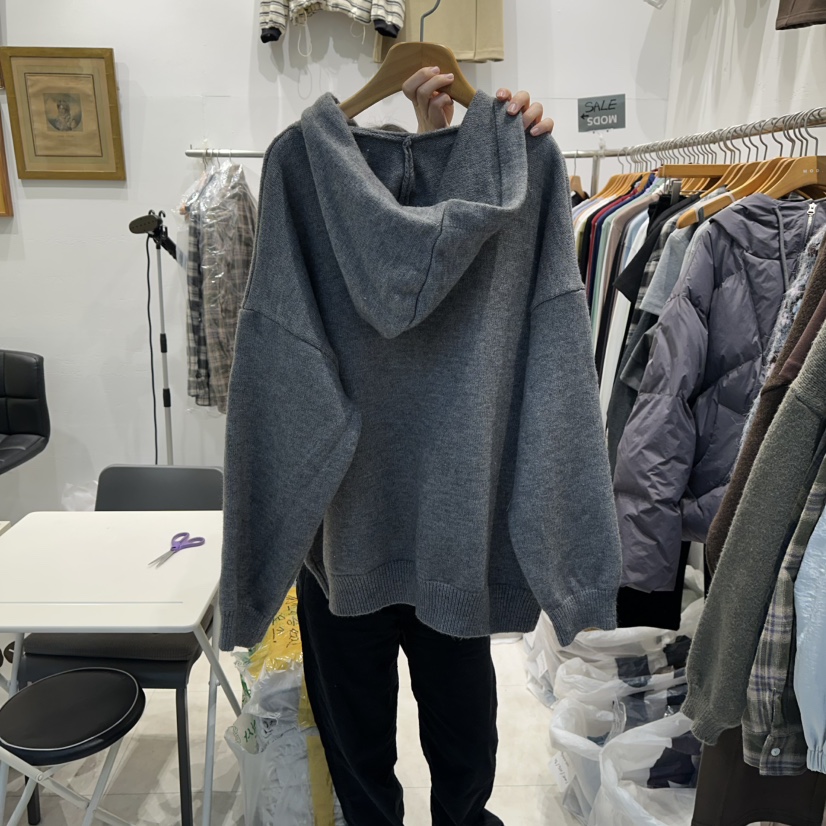 MODS-Q東大門㊣代購女裝新品熱賣推薦職業時尚衛衣連帽拉鏈衫MODS-Q衛衣