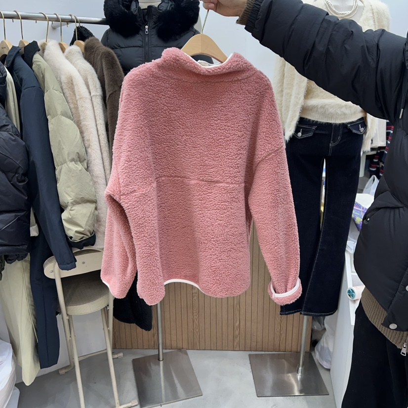 DELIGHT-Q韓國直郵㊣女裝新款熱賣職業推薦真品休閑衛衣紐扣DELIGHT-Q衛衣