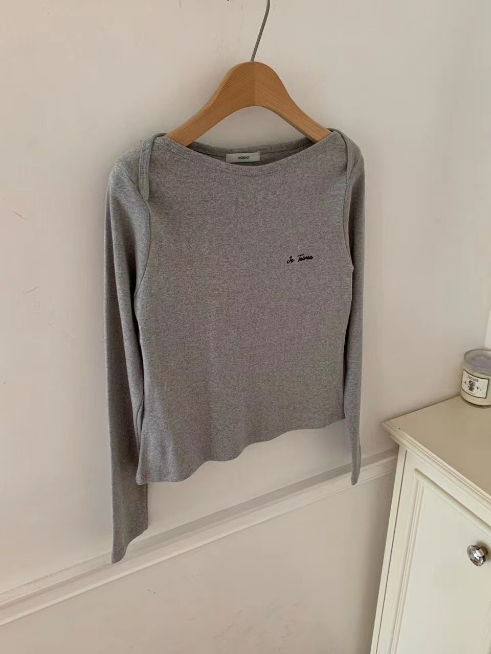 NOMAD東大門㊣代購女裝新品25秋冬職業熱賣推薦時尚長袖T恤NOMAD長袖T恤圖色2