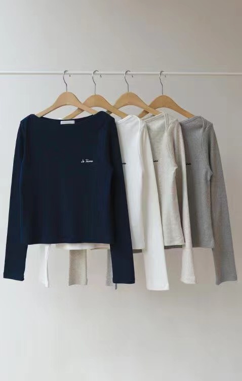 NOMAD東大門㊣代購女裝新品25秋冬職業熱賣推薦時尚長袖T恤NOMAD長袖T恤圖色4左二色