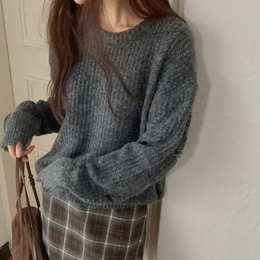 BREEZE-OT東大門㊣直郵女裝新款25秋冬時尚休閑推薦針織衫BREEZE-OT針織衫