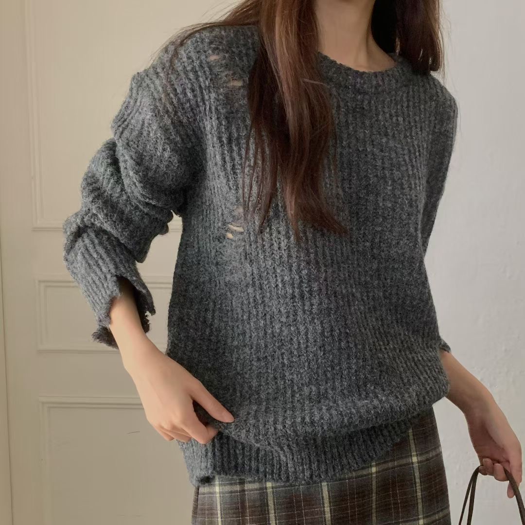 BREEZE-OT東大門㊣直郵女裝新款25秋冬時尚休閑推薦針織衫BREEZE-OT針織衫