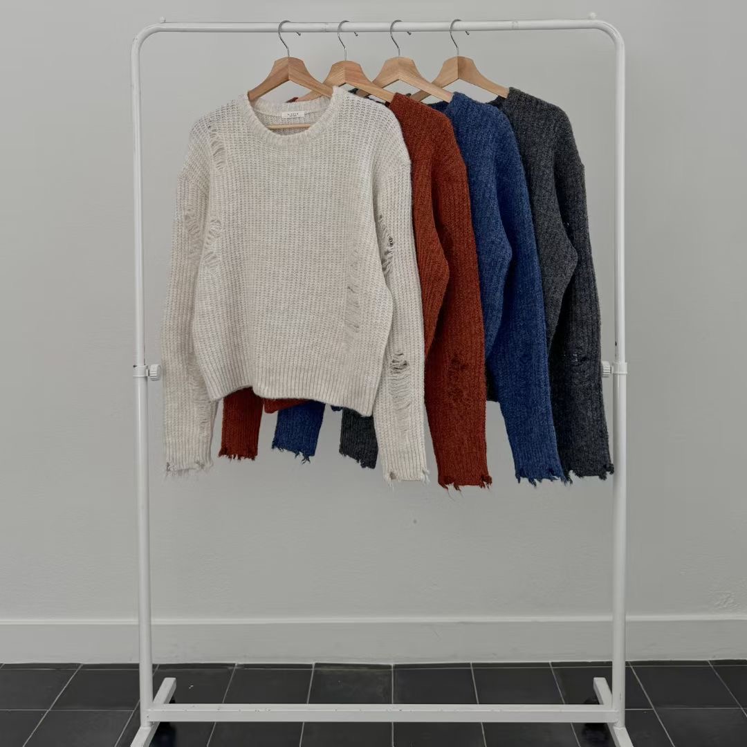 BREEZE-OT東大門㊣直郵女裝新款25秋冬時尚休閑推薦針織衫BREEZE-OT針織衫圖色2左二色